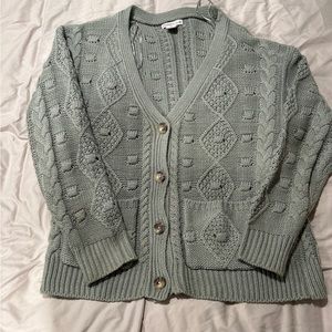 Green Knitted Sweater